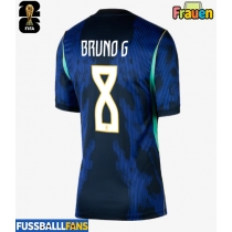Brasilien Bruno Guimaraes #8 Auswärtstrikot Frauen WM 2026 Kurzarm